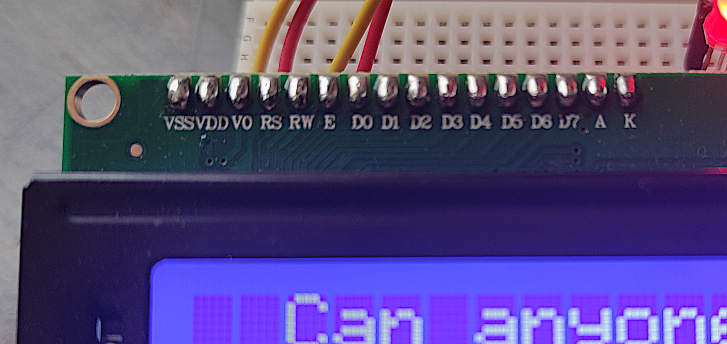 LCD Module Closeup